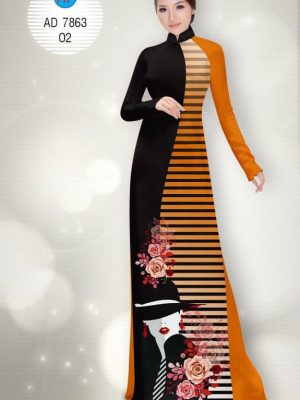 Vải áo dài Quý Cô điệu đà mới ra AD 7863 26 1571670209 831 Vai ao dai Quy Co dieu da moi ra AD