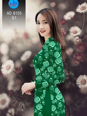 Vải áo dài Hoa hồng thiết kế 2019 AD 6155 28 1571671000 243 Vai ao dai Hoa hong thiet ke 2019 AD 6155