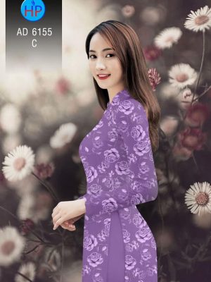 Vải áo dài Hoa hồng thiết kế 2019 AD 6155 37 1571671001 567 Vai ao dai Hoa hong thiet ke 2019 AD 6155