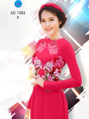 Vải áo dài Hoa Mẫu Đơn thiết kế 2019 AD 7484 26 1571671544 121 Vai ao dai Hoa Mau Don thiet ke 2019 AD