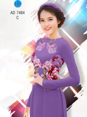 Vải áo dài Hoa Mẫu Đơn thiết kế 2019 AD 7484 24 1571671544 285 Vai ao dai Hoa Mau Don thiet ke 2019 AD