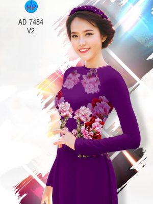 Vải áo dài Hoa Mẫu Đơn thiết kế 2019 AD 7484 33 1571671544 482 Vai ao dai Hoa Mau Don thiet ke 2019 AD
