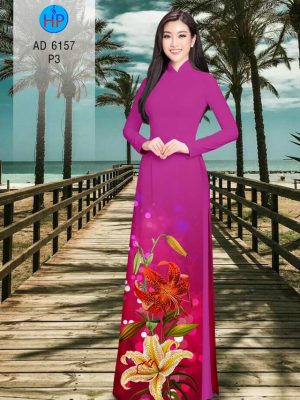 Vải áo dài Hoa Ly lung linh mới ra AD 6157 30 1571673006 898 Vai ao dai Hoa Ly lung linh moi ra AD