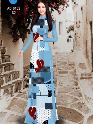 Vải áo dài Lập thể bi và hoa hồng môn thiết kế 2019 AD 6152 22 1571673433 321 Vai ao dai Lap the bi va hoa hong mon