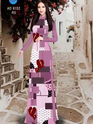 Vải áo dài Lập thể bi và hoa hồng môn thiết kế 2019 AD 6152 31 1571673434 637 Vai ao dai Lap the bi va hoa hong mon
