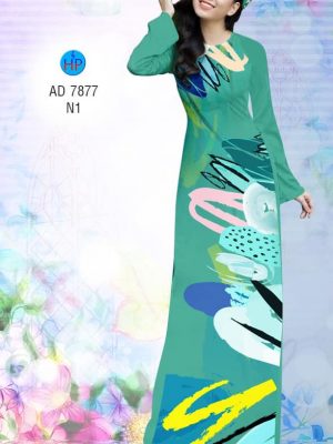 Vải áo dài Vệt màu thiết kế 2019 AD 7877 30 1571926258 551 Vai ao dai Vet mau thiet ke 2019 AD 7877