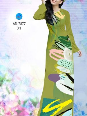 Vải áo dài Vệt màu thiết kế 2019 AD 7877 21 1571926258 6 Vai ao dai Vet mau thiet ke 2019 AD 7877