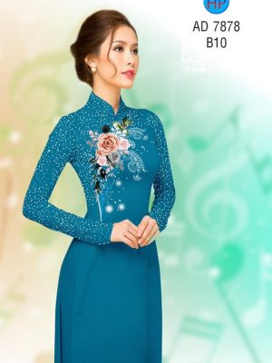 Vải áo dài hoa hồng trên ngực thiết kế 2019 AD 7878 27 1571926987 220 Vai ao dai hoa hong tren nguc thiet ke 2019