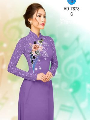 Vải áo dài hoa hồng trên ngực thiết kế 2019 AD 7878 23 1571926987 705 Vai ao dai hoa hong tren nguc thiet ke 2019