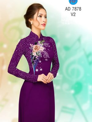 Vải áo dài hoa hồng trên ngực thiết kế 2019 AD 7878 30 1571926988 138 Vai ao dai hoa hong tren nguc thiet ke 2019