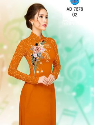 Vải áo dài hoa hồng trên ngực thiết kế 2019 AD 7878 37 1571926988 285 Vai ao dai hoa hong tren nguc thiet ke 2019