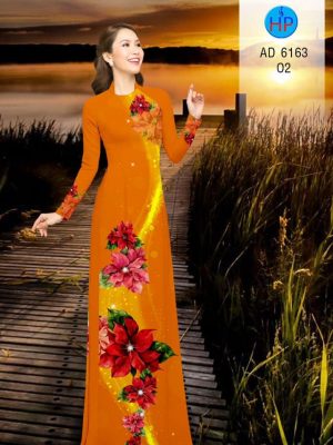 Vải áo dài Hoa Trạng Nguyên thiết kế 2019 AD 6163 23 1572269830 102 Vai ao dai Hoa Trang Nguyen thiet ke 2019 AD