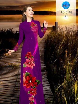 Vải áo dài Hoa Trạng Nguyên thiết kế 2019 AD 6163 38 1572269831 92 Vai ao dai Hoa Trang Nguyen thiet ke 2019 AD