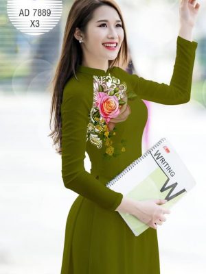 Vải áo dài Hoa hồng thiết kế 2019 AD 7889 32 1572270546 31 Vai ao dai Hoa hong thiet ke 2019 AD 7889