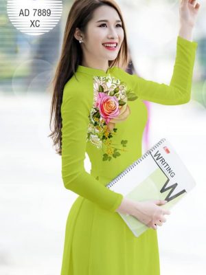 Vải áo dài Hoa hồng thiết kế 2019 AD 7889 28 1572270546 776 Vai ao dai Hoa hong thiet ke 2019 AD 7889