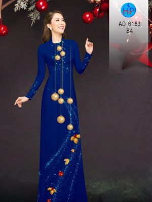 Vải áo dài Noel mới ra AD 6183 35 1572270670 918 Vai ao dai Noel moi ra AD 6183