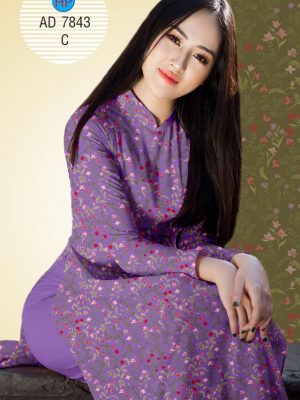 Vải áo dài Hoa nhí thiết kế 2019 AD 7843 22 1572271209 305 Vai ao dai Hoa nhi thiet ke 2019 AD 7843