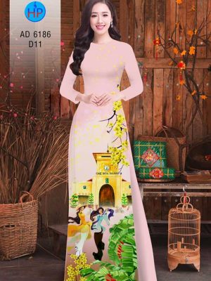 Vải áo dài Chợ Bến Thành vào Xuân mới ra AD 6186 22 1572271439 201 Vai ao dai Cho Ben Thanh vao Xuan moi ra