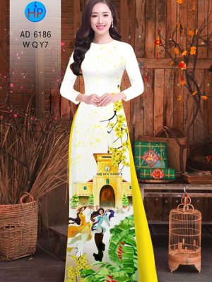 Vải áo dài Chợ Bến Thành vào Xuân mới ra AD 6186 34 1572271440 202 Vai ao dai Cho Ben Thanh vao Xuan moi ra