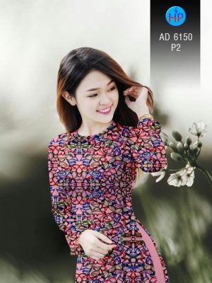 Vải áo dài Dây tơ uốn lượn mới ra AD 6150 23 1572272858 726 Vai ao dai Day to uon luon moi ra AD