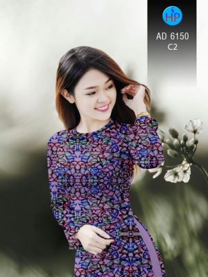 Vải áo dài Dây tơ uốn lượn mới ra AD 6150 35 1572272859 428 Vai ao dai Day to uon luon moi ra AD