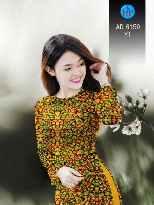 Vải áo dài Dây tơ uốn lượn mới ra AD 6150 28 1572272859 91 Vai ao dai Day to uon luon moi ra AD