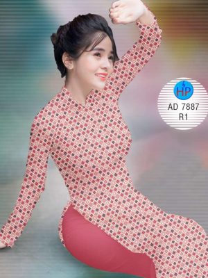 Vải áo dài Hình vuông nhỏ xinh thiết kế 2019 AD 7887 22 1572408750 148 Vai ao dai Hinh vuong nho xinh thiet ke 2019
