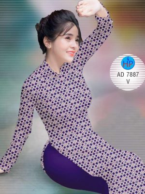 Vải áo dài Hình vuông nhỏ xinh thiết kế 2019 AD 7887 24 1572408750 294 Vai ao dai Hinh vuong nho xinh thiet ke 2019