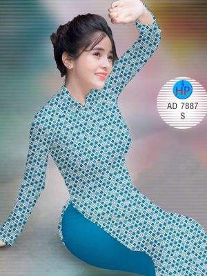 Vải áo dài Hình vuông nhỏ xinh thiết kế 2019 AD 7887 21 1572408750 301 Vai ao dai Hinh vuong nho xinh thiet ke 2019