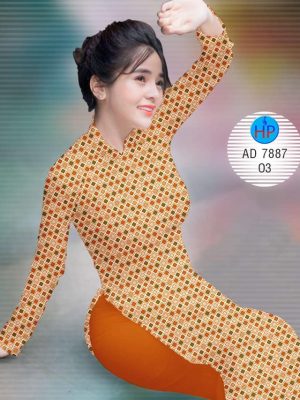 Vải áo dài Hình vuông nhỏ xinh thiết kế 2019 AD 7887 31 1572408751 271 Vai ao dai Hinh vuong nho xinh thiet ke 2019