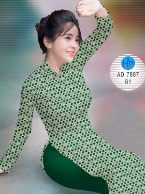 Vải áo dài Hình vuông nhỏ xinh thiết kế 2019 AD 7887 32 1572408751 50 Vai ao dai Hinh vuong nho xinh thiet ke 2019