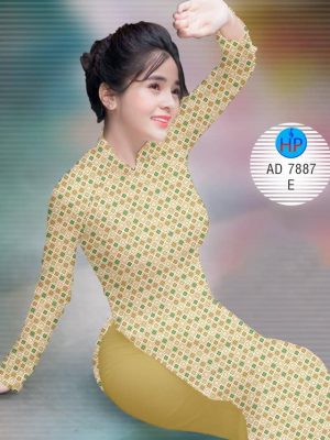 Vải áo dài Hình vuông nhỏ xinh thiết kế 2019 AD 7887 35 1572408752 768 Vai ao dai Hinh vuong nho xinh thiet ke 2019