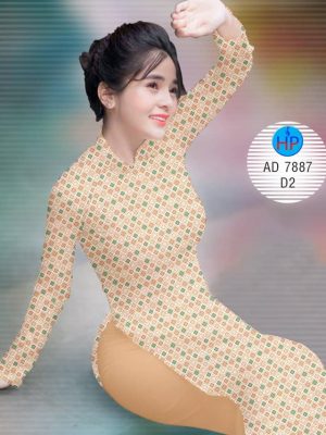 Vải áo dài Hình vuông nhỏ xinh thiết kế 2019 AD 7887 34 1572408752 796 Vai ao dai Hinh vuong nho xinh thiet ke 2019