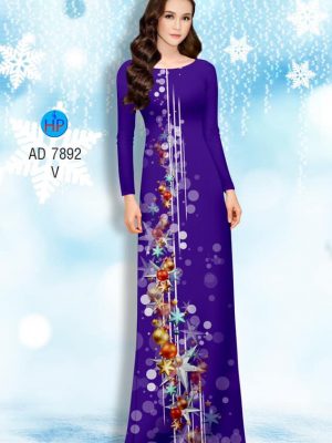 Vải áo dài Noel mới ra AD 7892 30 1572409552 412 Vai ao dai Noel moi ra AD 7892