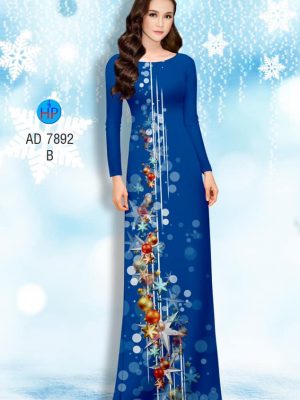 Vải áo dài Noel mới ra AD 7892 37 1572409553 595 Vai ao dai Noel moi ra AD 7892