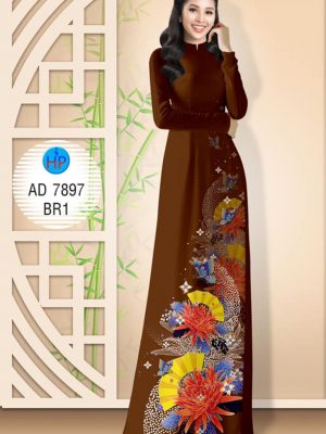 Vải áo dài hoa cúc và quạt kiểu mới AD 7897 28 1572507082 738 Vai ao dai hoa cuc va quat kieu moi AD