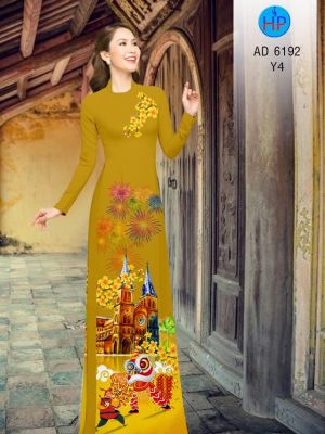 Vải áo dài Nhà thờ Đức Bà vào Xuân kiểu mới AD 6192 23 1572508903 92 Vai ao dai Nha tho Duc Ba vao Xuan kieu