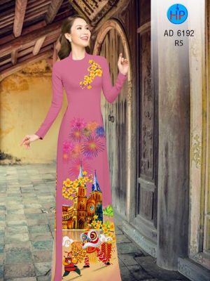 Vải áo dài Nhà thờ Đức Bà vào Xuân kiểu mới AD 6192 34 1572508905 178 Vai ao dai Nha tho Duc Ba vao Xuan kieu