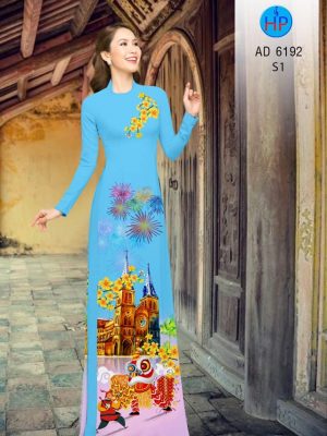 Vải áo dài Nhà thờ Đức Bà vào Xuân kiểu mới AD 6192 37 1572508905 221 Vai ao dai Nha tho Duc Ba vao Xuan kieu