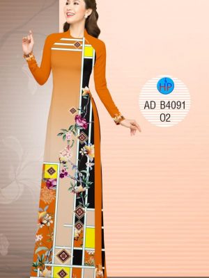 Vải áo dài Hoa in 3D kiểu mới AD B4091 21 1572509392 5 Vai ao dai Hoa in 3D kieu moi AD B4091