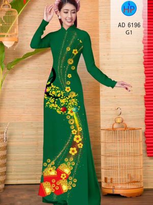 Vải áo dài hoa mai và lì xì thiết kế 2019 AD 6196 21 1572510506 253 Vai ao dai hoa mai va li xi thiet ke
