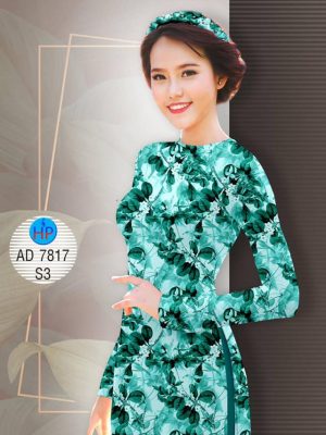 Vải áo dài Hoa đều mới ra AD 7817 20 Vai ao dai Hoa deu moi ra AD 7817