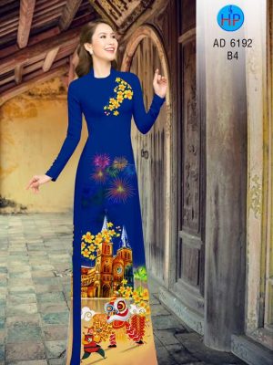 Vải áo dài Nhà thờ Đức Bà vào Xuân kiểu mới AD 6192 20 Vai ao dai Nha tho Duc Ba vao Xuan kieu