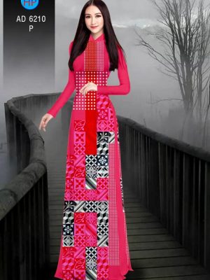 Vải áo dài hoa văn gạch kiểu mới AD 6210 23 1572690422 306 Vai ao dai hoa van gach kieu moi AD 6210