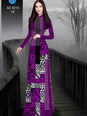 Vải áo dài hoa văn gạch kiểu mới AD 6210 26 1572690422 435 Vai ao dai hoa van gach kieu moi AD 6210