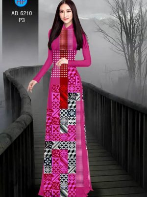 Vải áo dài hoa văn gạch kiểu mới AD 6210 33 1572690423 444 Vai ao dai hoa van gach kieu moi AD 6210