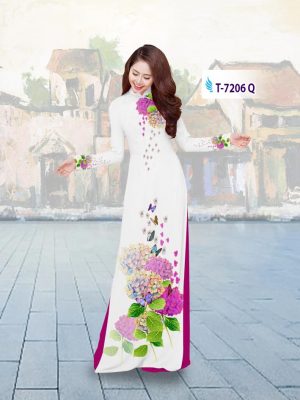 Vải áo dài hoa trên dưới mới ra AD T7206 33 1572690959 386 Vai ao dai hoa tren duoi moi ra AD T7206