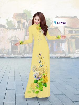 Vải áo dài hoa trên dưới mới ra AD T7206 27 1572690959 519 Vai ao dai hoa tren duoi moi ra AD T7206