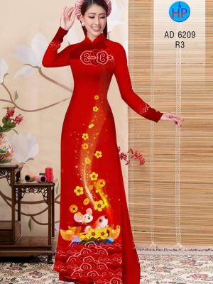 Vải áo dài Tý cưỡi cá chép mới ra AD 6209 33 1572691926 113 Vai ao dai Ty cuoi ca chep moi ra AD