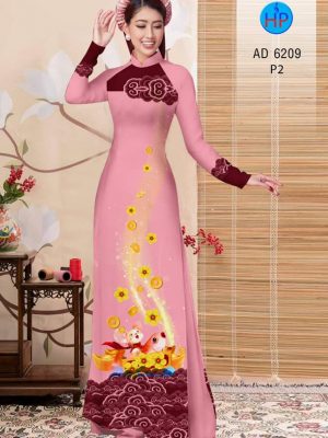 Vải áo dài Tý cưỡi cá chép mới ra AD 6209 34 1572691926 340 Vai ao dai Ty cuoi ca chep moi ra AD